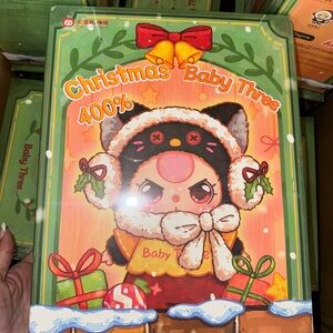 Baby Three Merry Christmas Series 400% Plush Doll Figure Blind/confirmed box